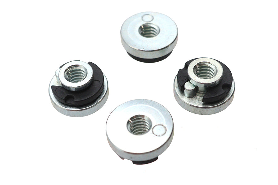 V-Twin 63397A Seat Rear Fender Nut Insert, 4-Pack for Harley-Davidson FXST
