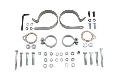 V-Twin Dual Exhaust Clamp Kit Part #62231 for Harley Davidson FL Models (1970-1979) by V-Twin