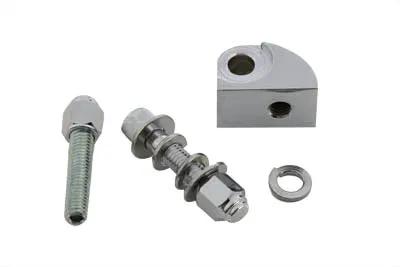 V-Twin Chrome Billet Headlamp Mount for Harley Davidson FXST Models by V-Twin
