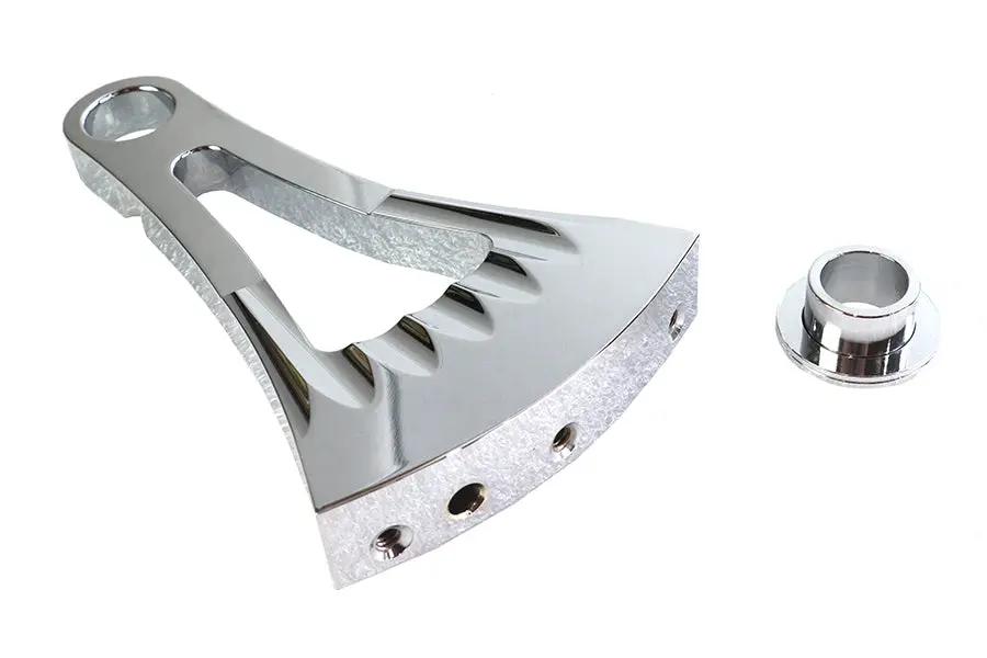 V-Twin Curved Billet Side Mount Tail Lamp Bracket - Part #76061A by V-Twin