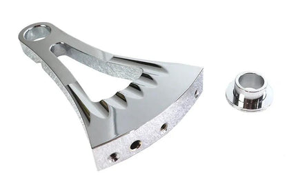V-Twin Curved Billet Side Mount Tail Lamp Bracket - Part #76061A by V-Twin