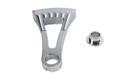 V-Twin Curved Billet Side Mount Tail Lamp Bracket - Part #76061A by V-Twin