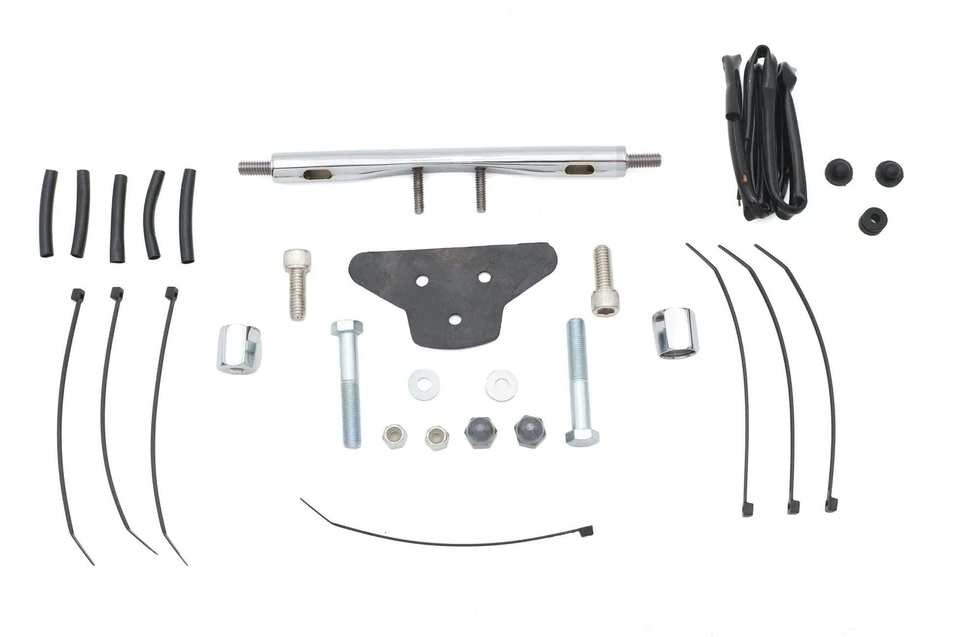 V-Twin Chrome 7 Inch Low Boyz Turn Signal Bar Kit for Harley Davidson FL Models by V-Twin