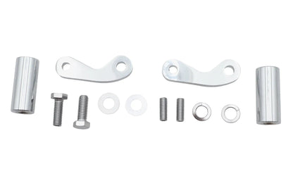 V-Twin Chrome 8-1/2 inch Front Turn Signal Mount Set - Part 20-0395 by V-Twin