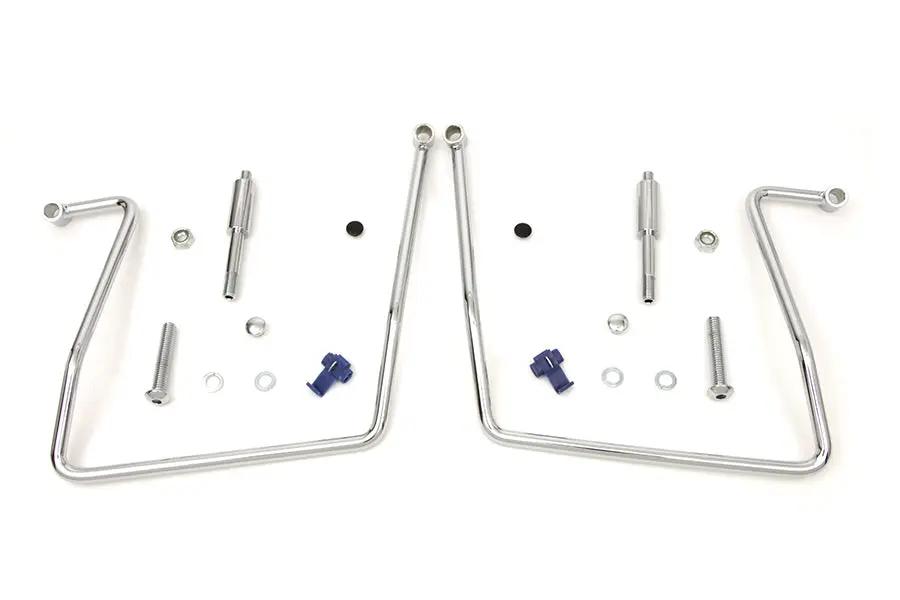 V-Twin Chrome Saddlebag Support Kit for Harley Davidson FXD (1991-2000) Part #77-0044CKNU by V-Twin