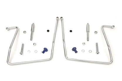 V-Twin Chrome Saddlebag Support Kit for Harley Davidson FXD (1991-2000) Part #77-0044CKNU by V-Twin