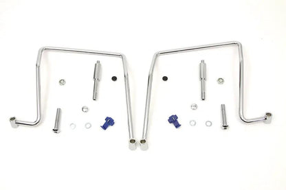 V-Twin Chrome Saddlebag Support Kit for Harley Davidson FXD (1991-2000) Part #77-0044CKNU by V-Twin