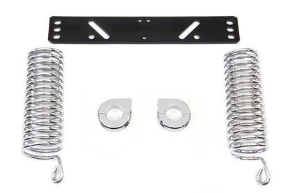 V-Twin 7 Inch Seat Spring Kit for Harley Davidson FL (1941-1950) with Clamp Set and Shoulder Studs by V-Twin