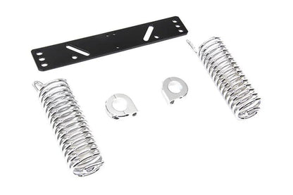V-Twin 7 Inch Seat Spring Kit for Harley Davidson FL (1941-1950) with Clamp Set and Shoulder Studs by V-Twin