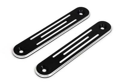V-Twin Black Spotlamp Eliminator Bracket Set for Harley Davidson FLT by V-Twin
