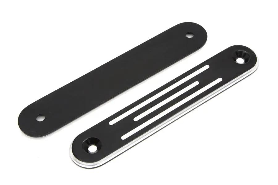 V-Twin Black Spotlamp Eliminator Bracket Set for Harley Davidson FLT by V-Twin