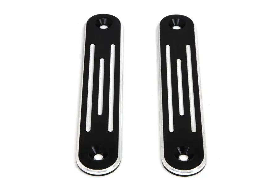 V-Twin Black Spotlamp Eliminator Bracket Set for Harley Davidson FLT by V-Twin