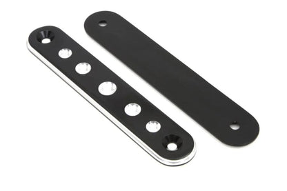 V-Twin Black Spotlamp Eliminator Bracket Set for Harley Davidson FLT (1994-2003) by V-Twin