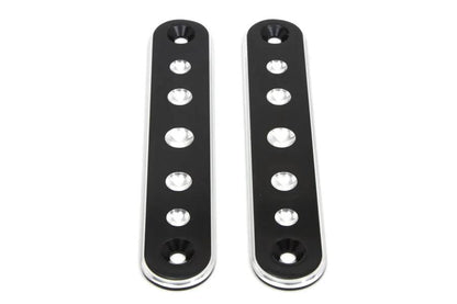 V-Twin Black Spotlamp Eliminator Bracket Set for Harley Davidson FLT (1994-2003) by V-Twin