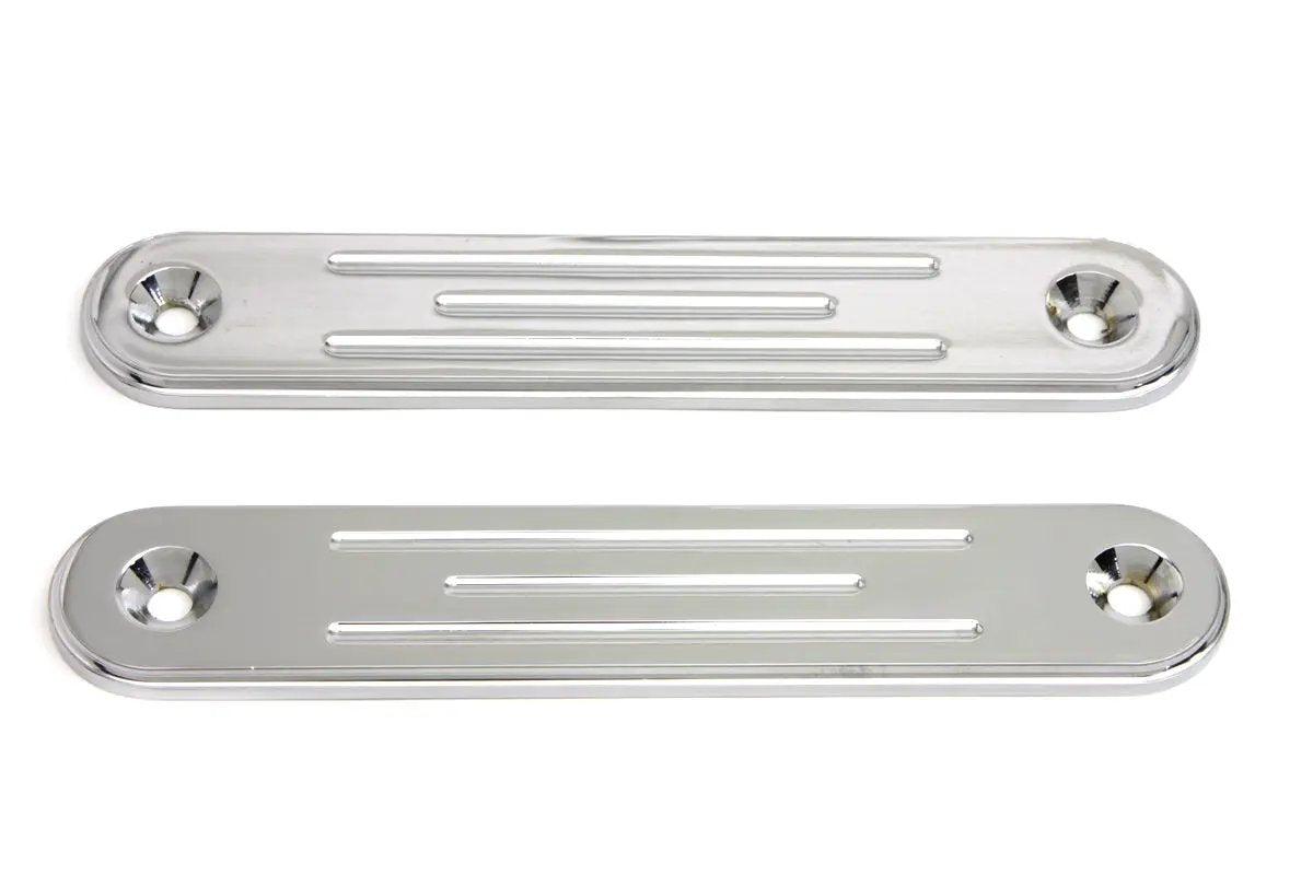 V-Twin Chrome Spotlamp Eliminator Bracket Set for Harley Davidson FLT (Part #9977) by V-Twin