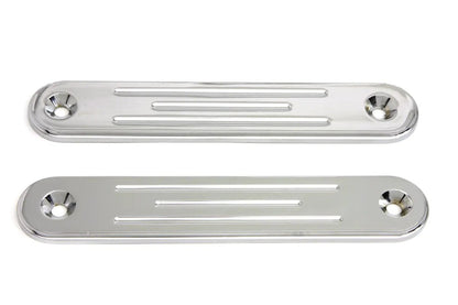 V-Twin Chrome Spotlamp Eliminator Bracket Set for Harley Davidson FLT (Part #9977) by V-Twin