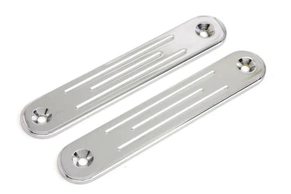 V-Twin Chrome Spotlamp Eliminator Bracket Set for Harley Davidson FLT (Part #9977) by V-Twin