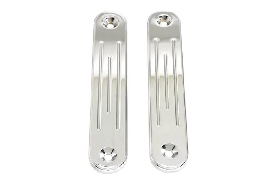 V-Twin Chrome Spotlamp Eliminator Bracket Set for Harley Davidson FLT (Part #9977) by V-Twin