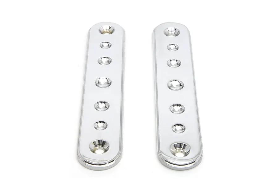 V-Twin Chrome Spotlamp Eliminator Bracket Set Part #9971 for Harley Davidson FLT by V-Twin
