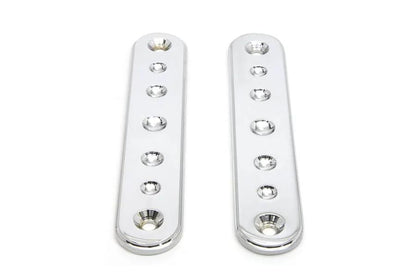 V-Twin Chrome Spotlamp Eliminator Bracket Set Part #9971 for Harley Davidson FLT by V-Twin
