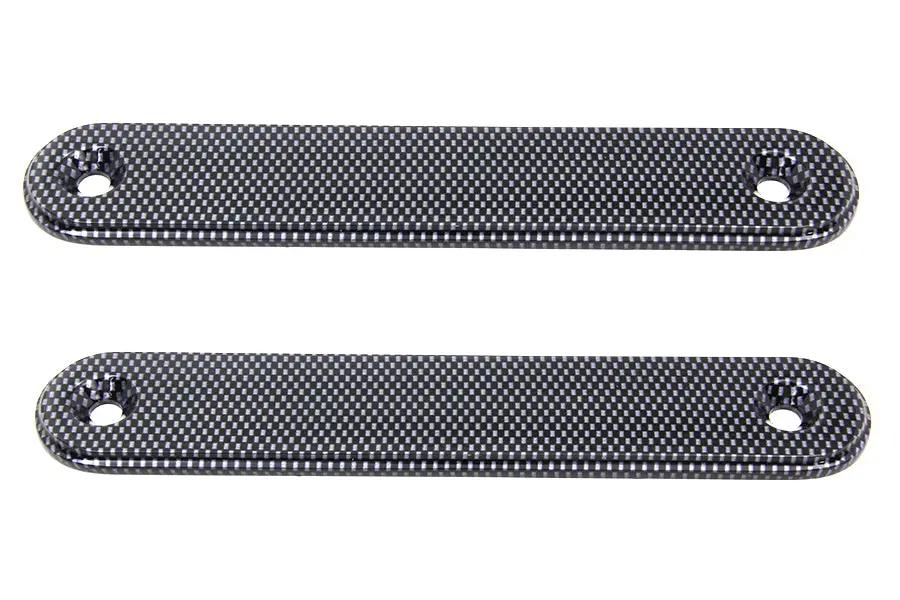 V-Twin Carbon Fiber Spotlamp Eliminator Bracket Set for Harley Davidson FLT Models by V-Twin