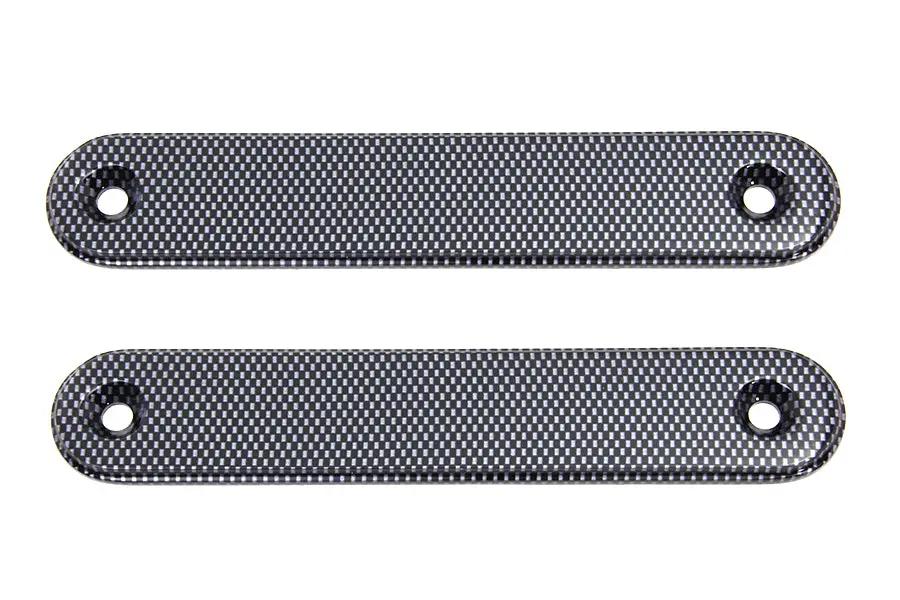 V-Twin Carbon Fiber Spotlamp Eliminator Bracket Set for Harley Davidson FLT Models by V-Twin