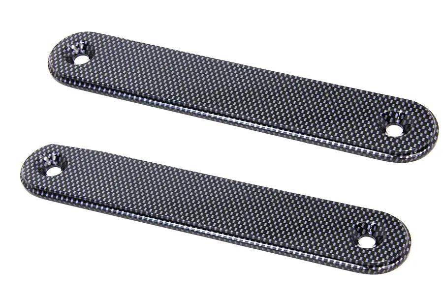 V-Twin Carbon Fiber Spotlamp Eliminator Bracket Set for Harley Davidson FLT Models by V-Twin