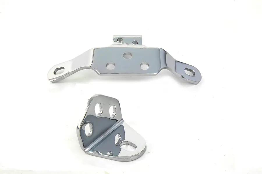V-Twin Chrome Top Engine Mount Set for Harley Davidson FXST (2006-2015) - Part No. 62009A by V-Twin