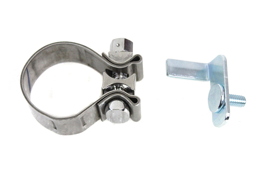 V-Twin 31-0917 FLT Rear Exhaust Header Tab and Clamp Kit