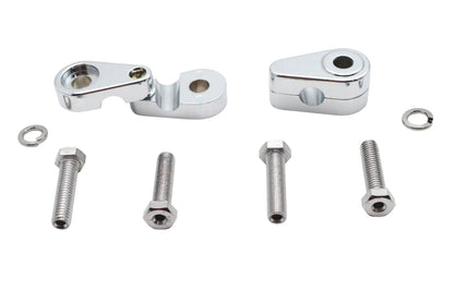 V-Twin Chrome Turn Signal Clamp Set - Part #77-6027A by V-Twin