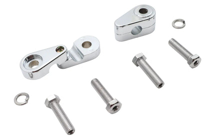 V-Twin Chrome Turn Signal Clamp Set - Part #77-6027A by V-Twin