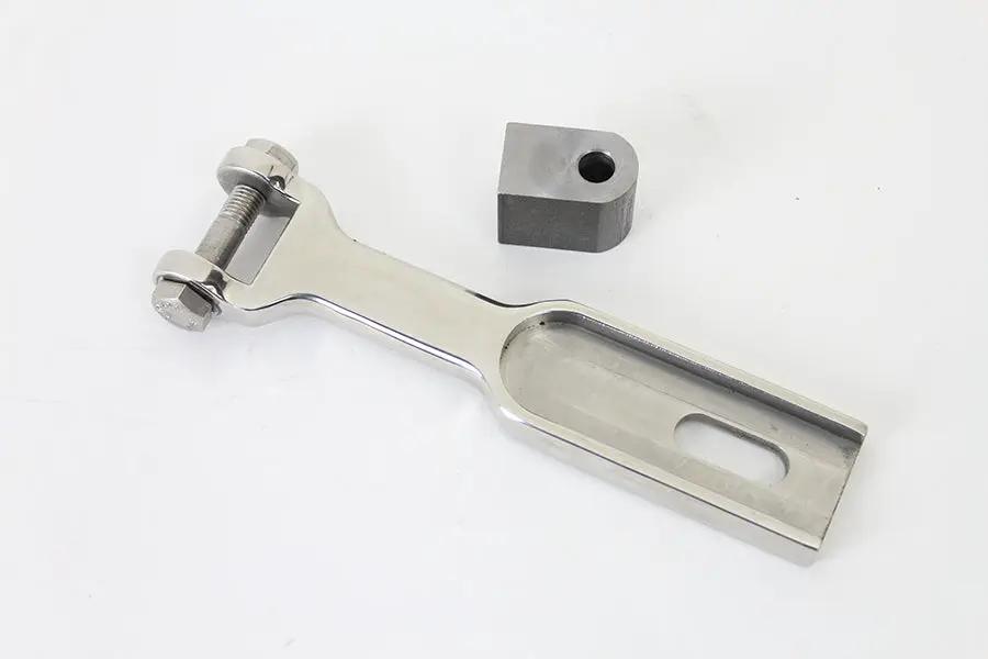 V-Twin Polished Stainless Steel Solo Seat Nose Pivot Kit (Part #31-0975) by V-Twin