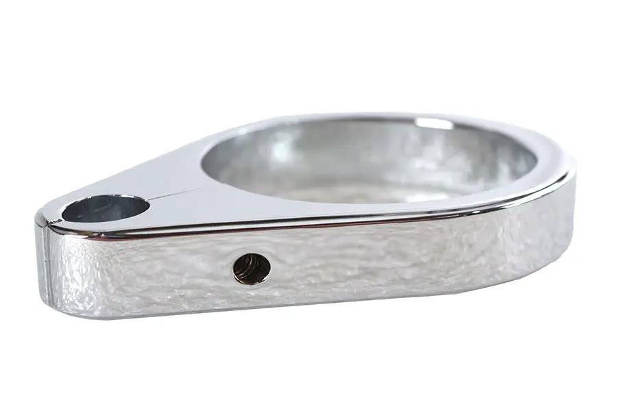 V-Twin Clutch Cable Clamp Chrome for Harley Davidson FXD - Part 11-0274 by V-Twin