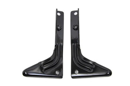 V-Twin Black Spotlamp Bracket Set for Harley Davidson FL Models by V-Twin