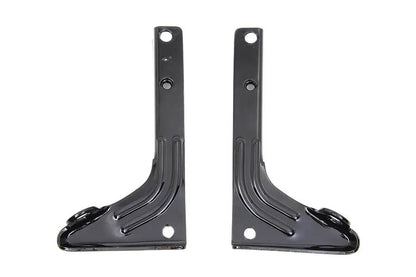 V-Twin Black Spotlamp Bracket Set for Harley Davidson FL Models by V-Twin