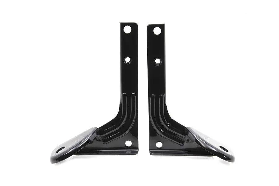 V-Twin Black Spotlamp Bracket Set for Front Fork – Harley Davidson FLH 1949-1958 by V-Twin