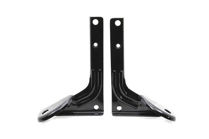 V-Twin Black Spotlamp Bracket Set for Front Fork – Harley Davidson FLH 1949-1958 by V-Twin