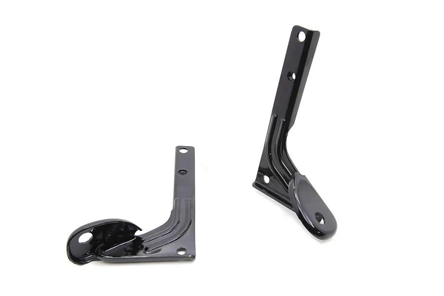 V-Twin Black Spotlamp Bracket Set for Front Fork – Harley Davidson FLH 1949-1958 by V-Twin