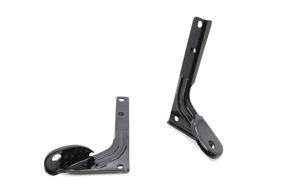 V-Twin Black Spotlamp Bracket Set for Front Fork – Harley Davidson FLH 1949-1958 by V-Twin