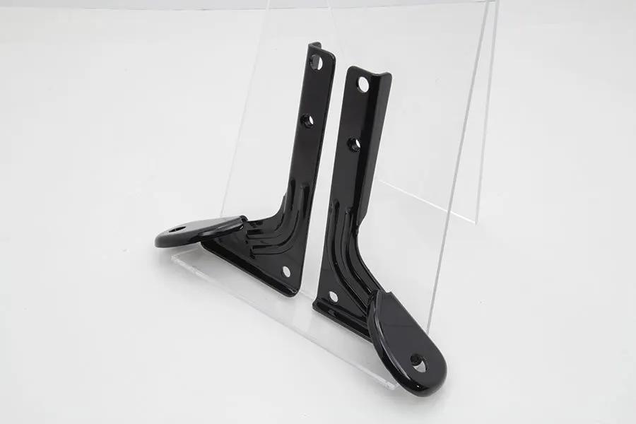 V-Twin Black Spotlamp Bracket Set for Front Fork – Harley Davidson FLH 1949-1958 by V-Twin
