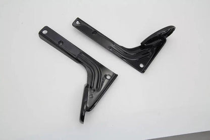 V-Twin Black Spotlamp Bracket Set for Front Fork – Harley Davidson FLH 1949-1958 by V-Twin