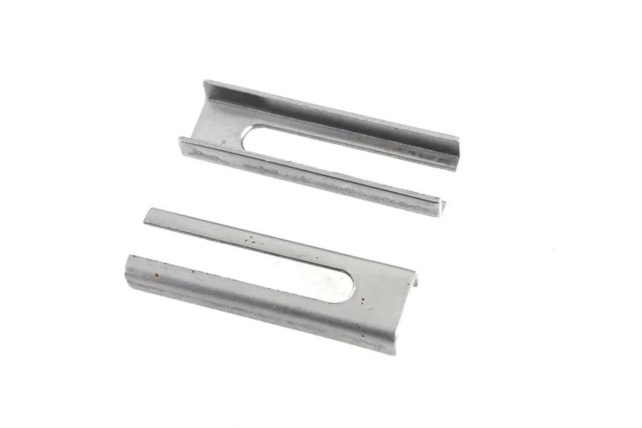V-Twin Raw Exhaust Mount Channel Bracket Set (Set of 2) for Motorcycle Exhaust Systems by V-Twin