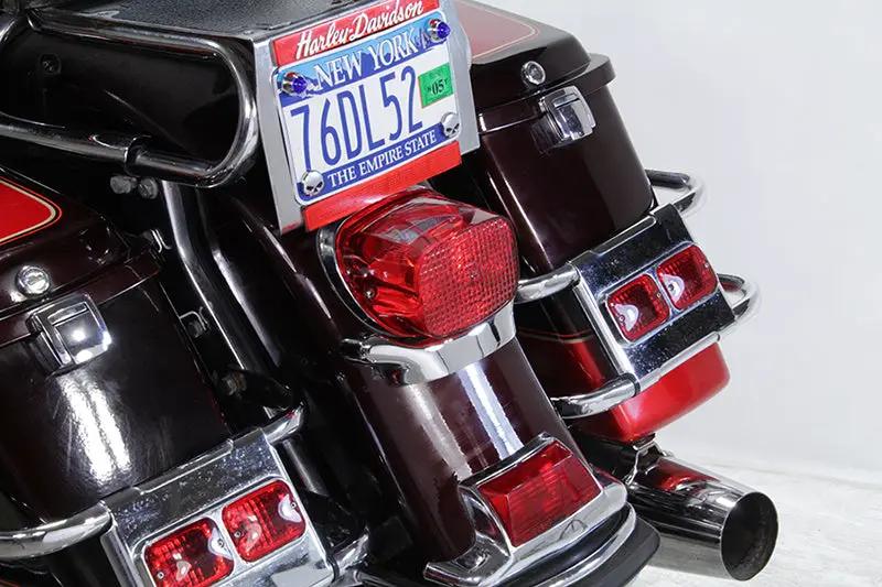 V-Twin Chrome Blinker Bar Eliminator Bracket for Harley Davidson FLT Models by V-Twin