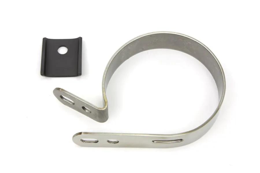 V-Twin Stainless Steel 3-1/4 inch Muffler Clamp Part Number 63472S by V-Twin