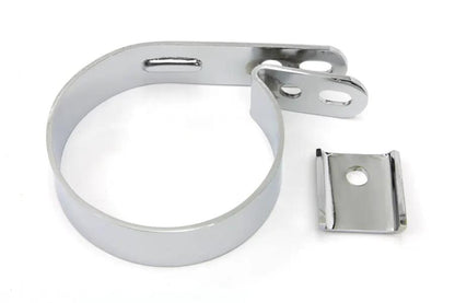 V-Twin Chrome 3-1/4 inch Replica Muffler Clamp Part Number 63472C by V-Twin
