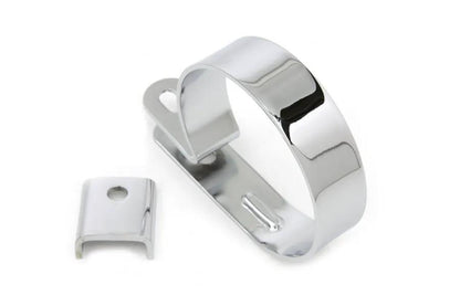 V-Twin Chrome 3-1/4 inch Replica Muffler Clamp Part Number 63472C by V-Twin