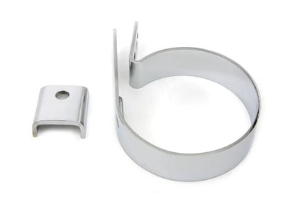 V-Twin Chrome 3-1/4 inch Replica Muffler Clamp Part Number 63472C by V-Twin