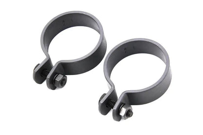 V-Twin Parkerized 1-7/8 Inch Muffler End Clamp Set for Secure Exhaust Fitting by V-Twin