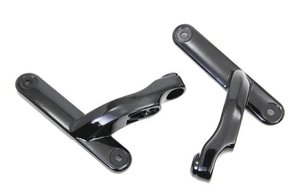 V-Twin Black Spotlamp Bracket Set for Harley Davidson FLT (2014-2023) by V-Twin