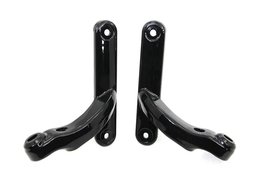 V-Twin Black Spotlamp Bracket Set for Harley Davidson FLT (2014-2023) by V-Twin